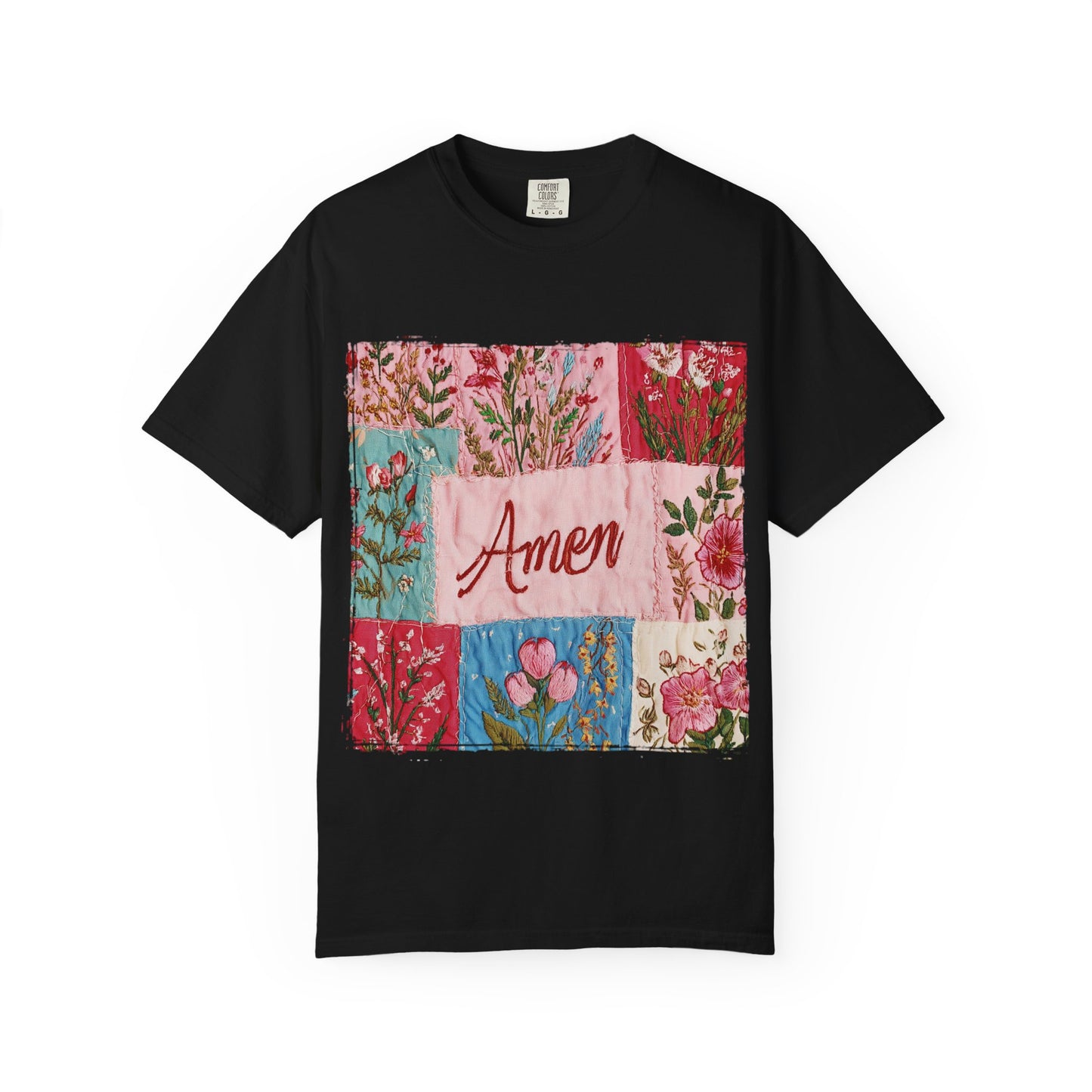 Amen Patchwork Tee