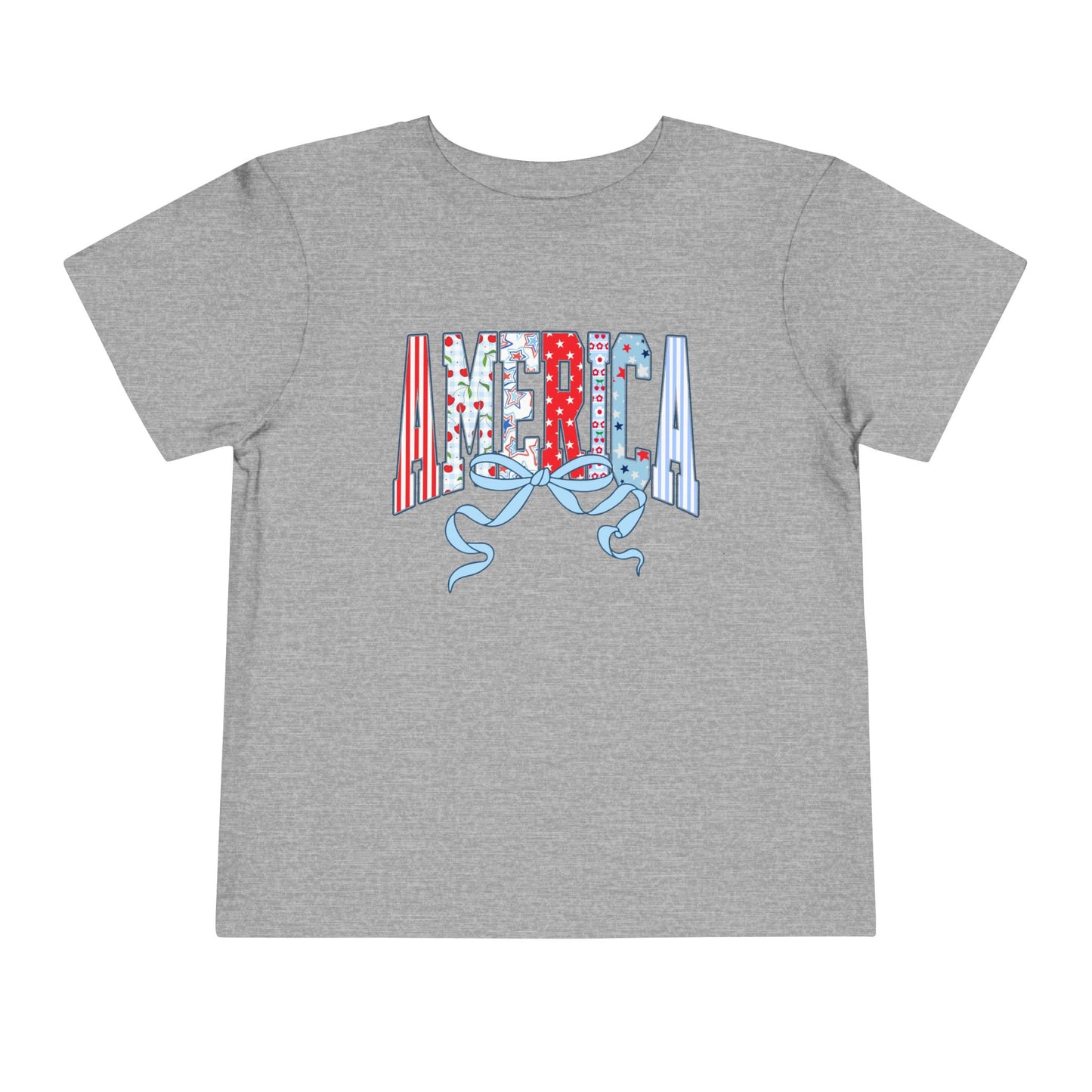 Coquette Patriotic Toddler Tee