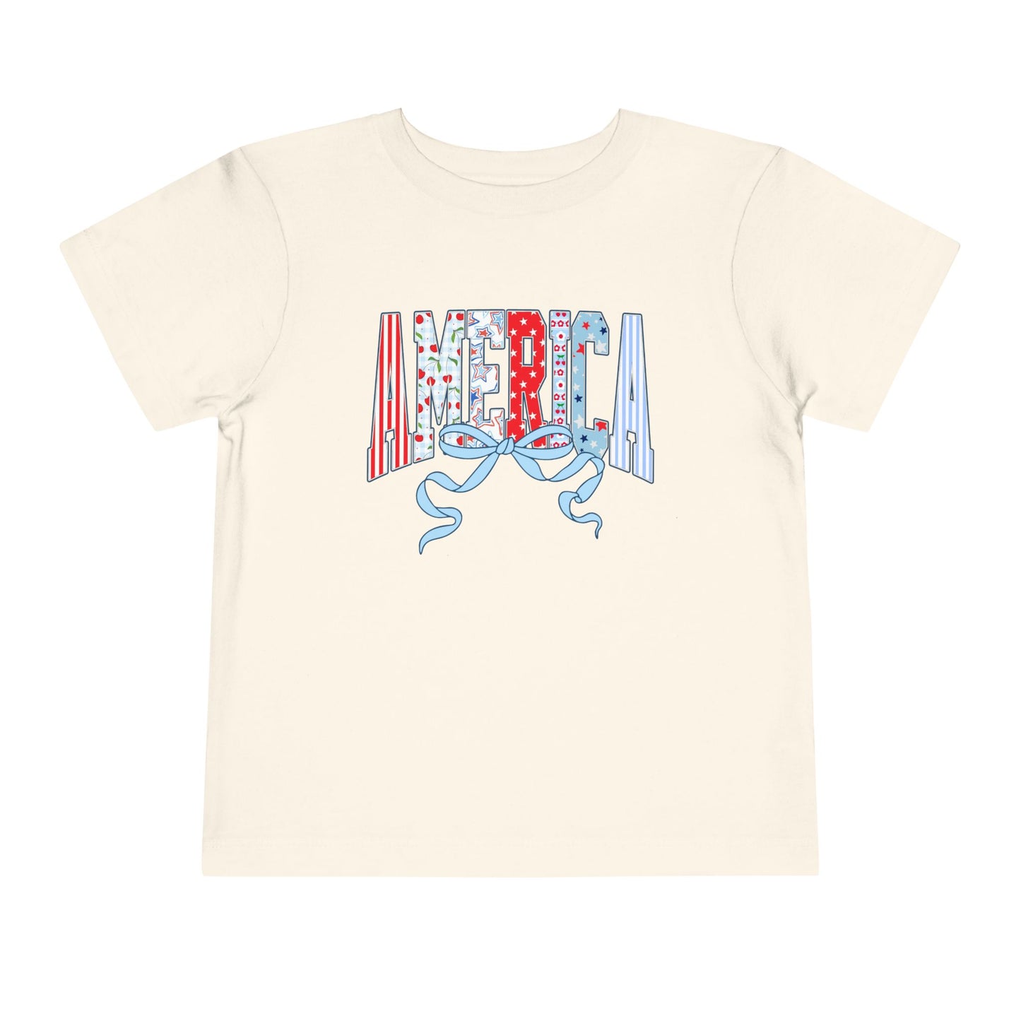 Coquette Patriotic Toddler Tee