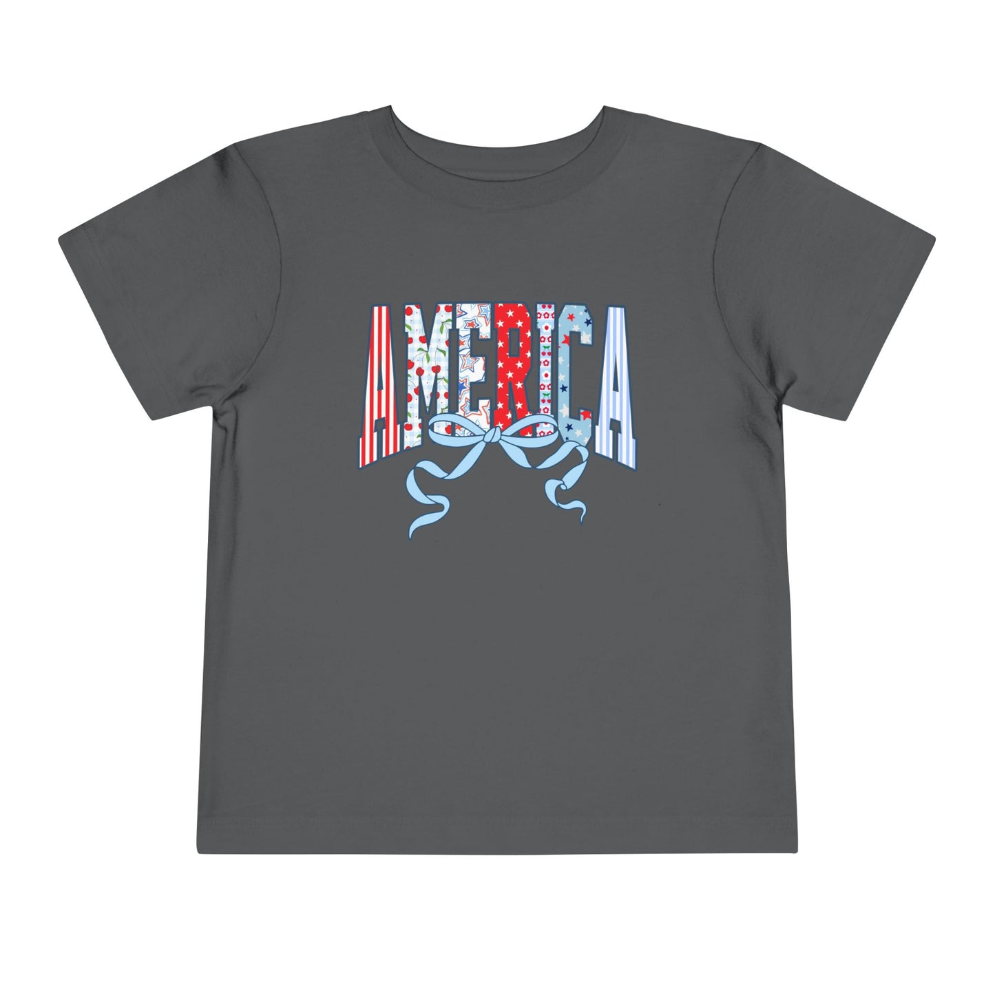 Coquette Patriotic Toddler Tee