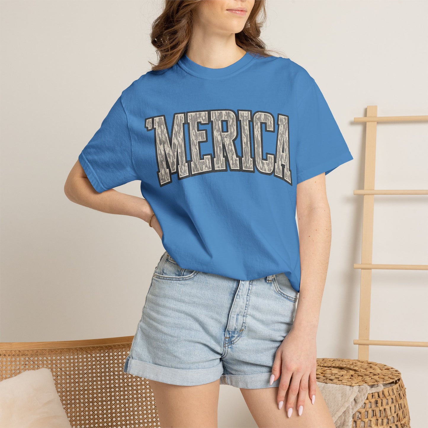 'MERICA Camo Graphic Tee