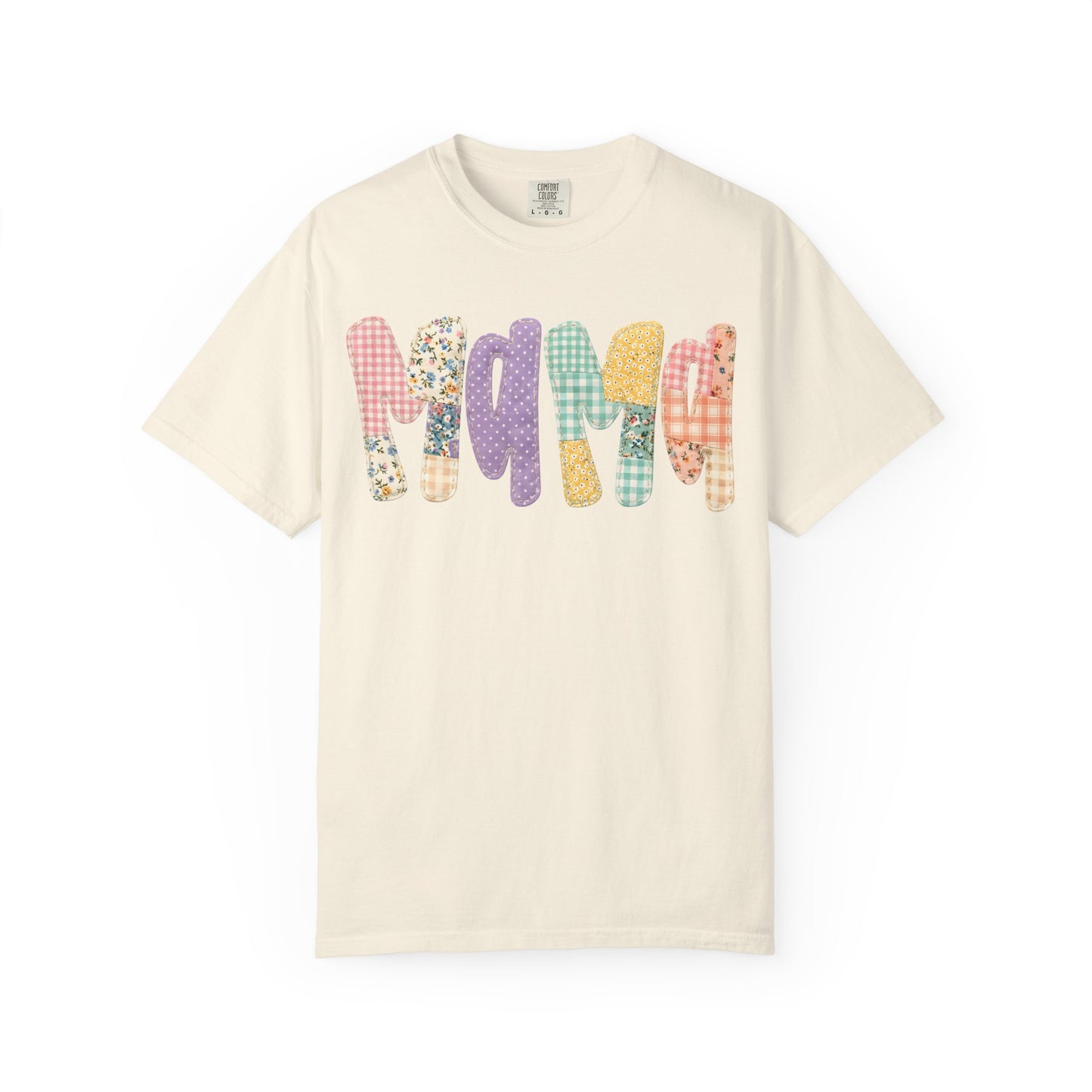 Floral & Gingham Mama Tee
