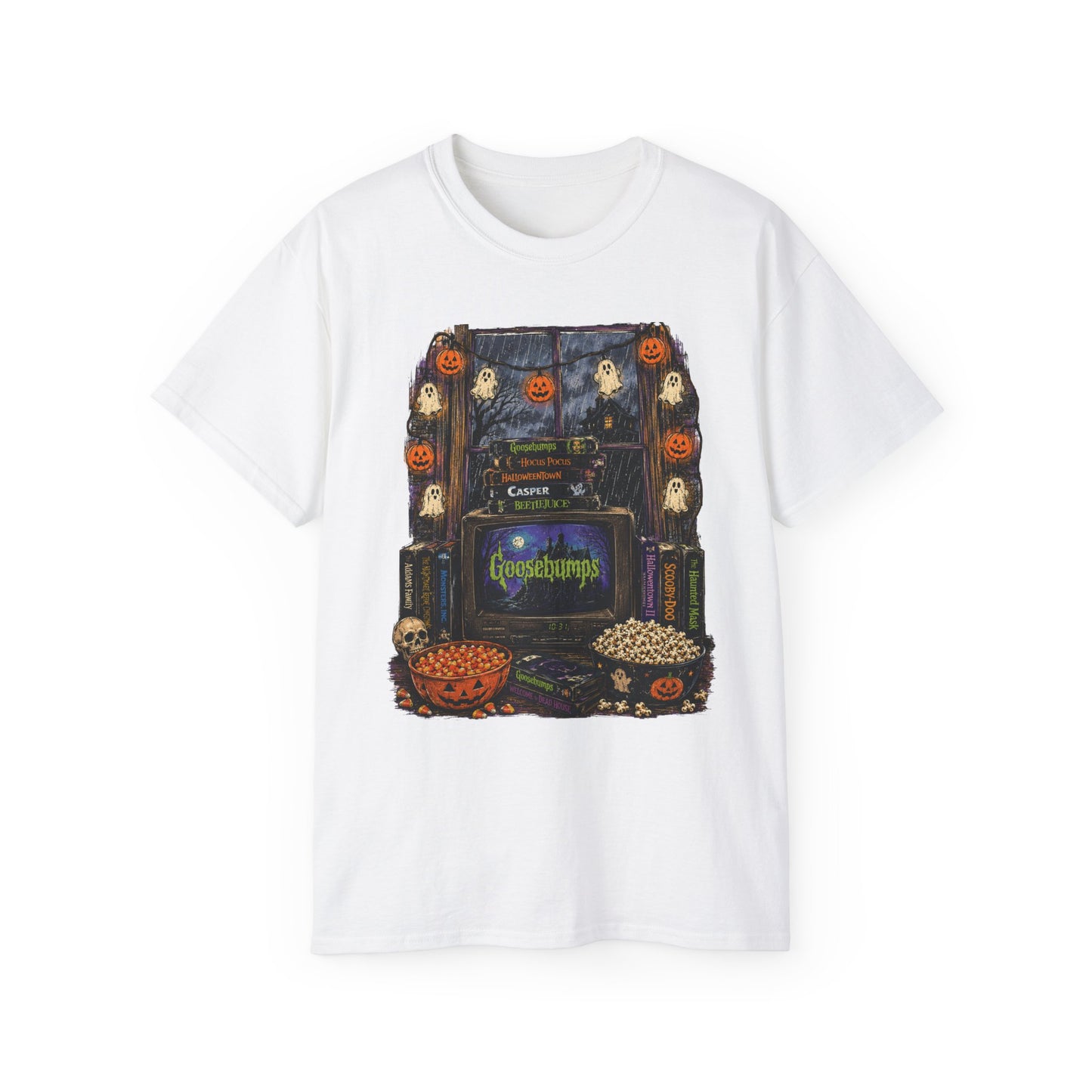 Goosebumps Retro Arcade Halloween Tee