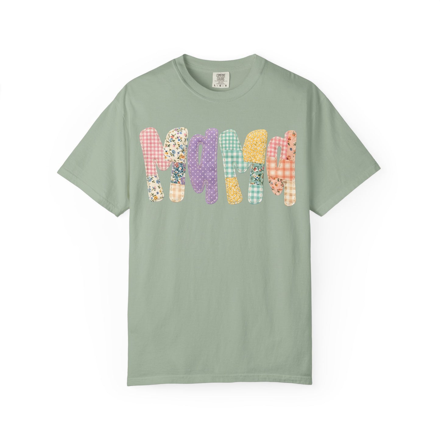Floral & Gingham Mama Tee