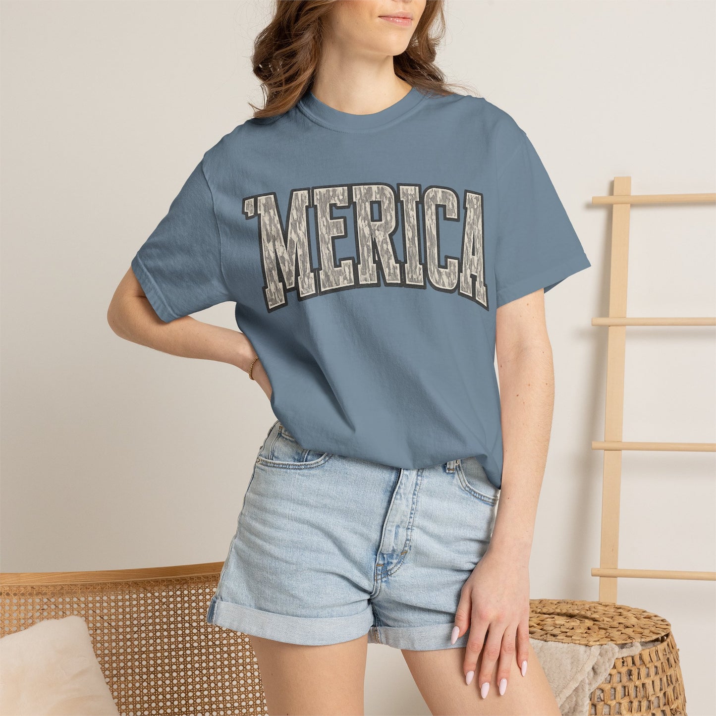 'MERICA Camo Graphic Tee