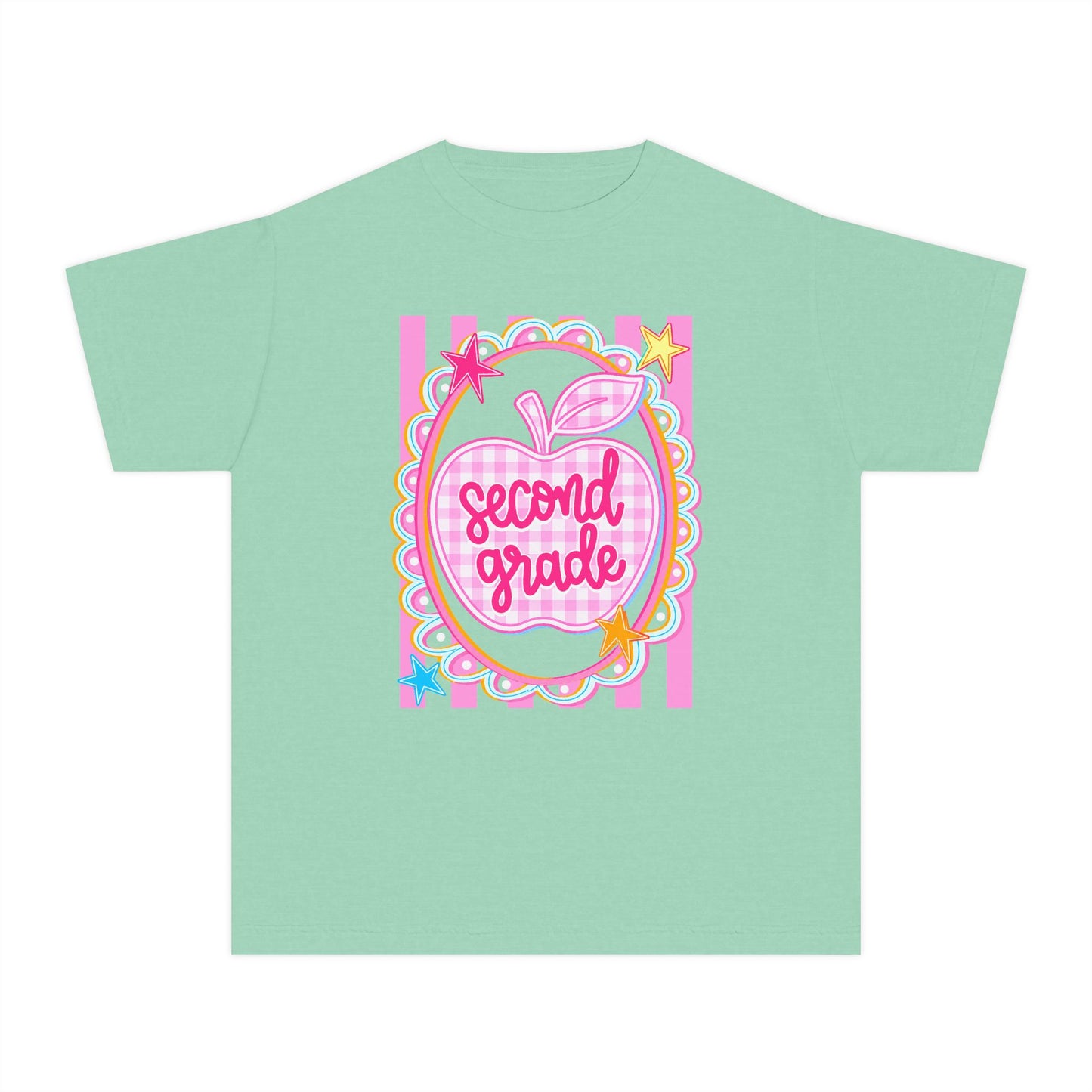 Second Grade Cute Apple Tee (Comfort Color)