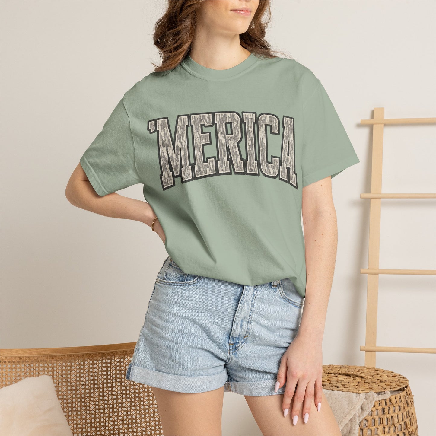 'MERICA Camo Graphic Tee