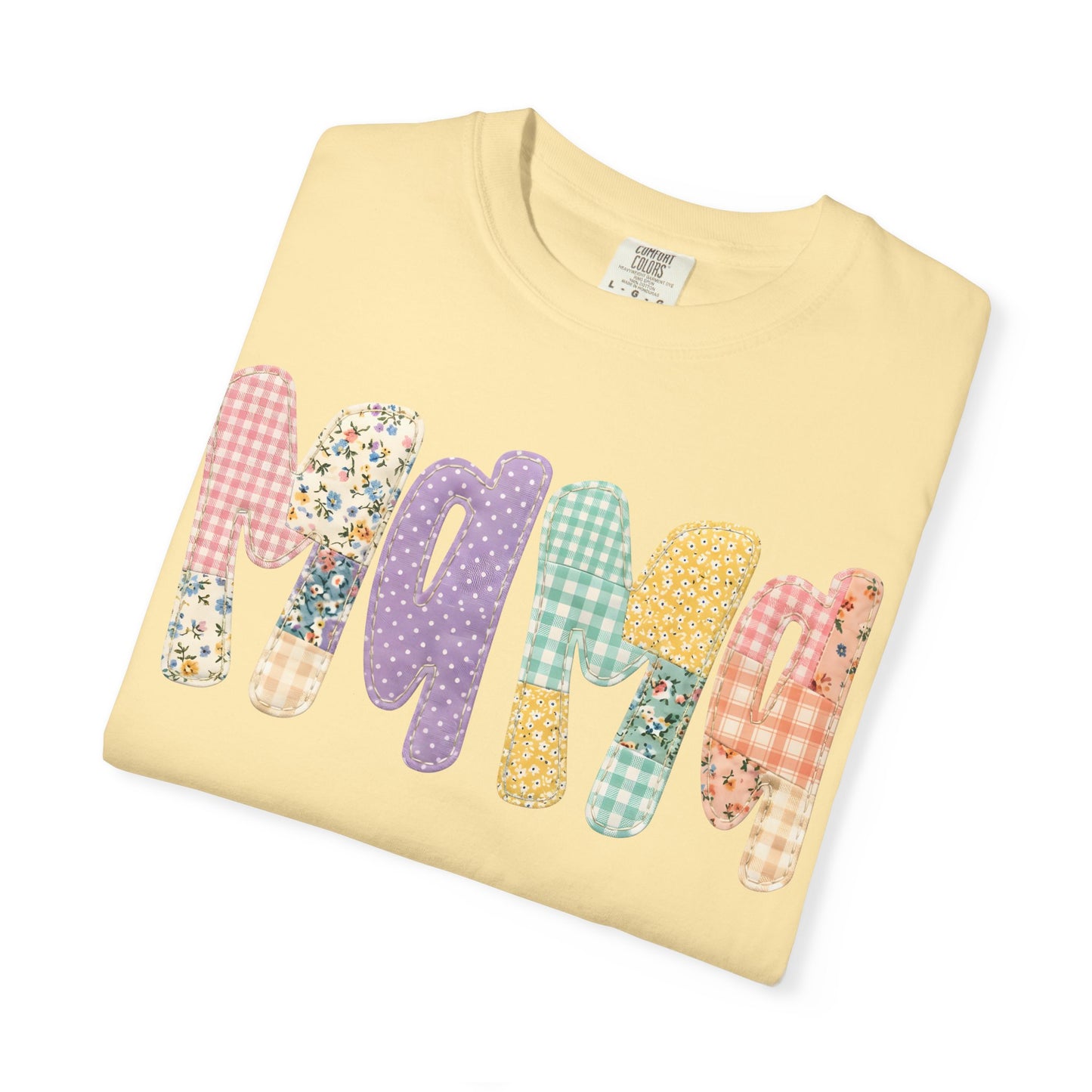 Floral & Gingham Mama Tee