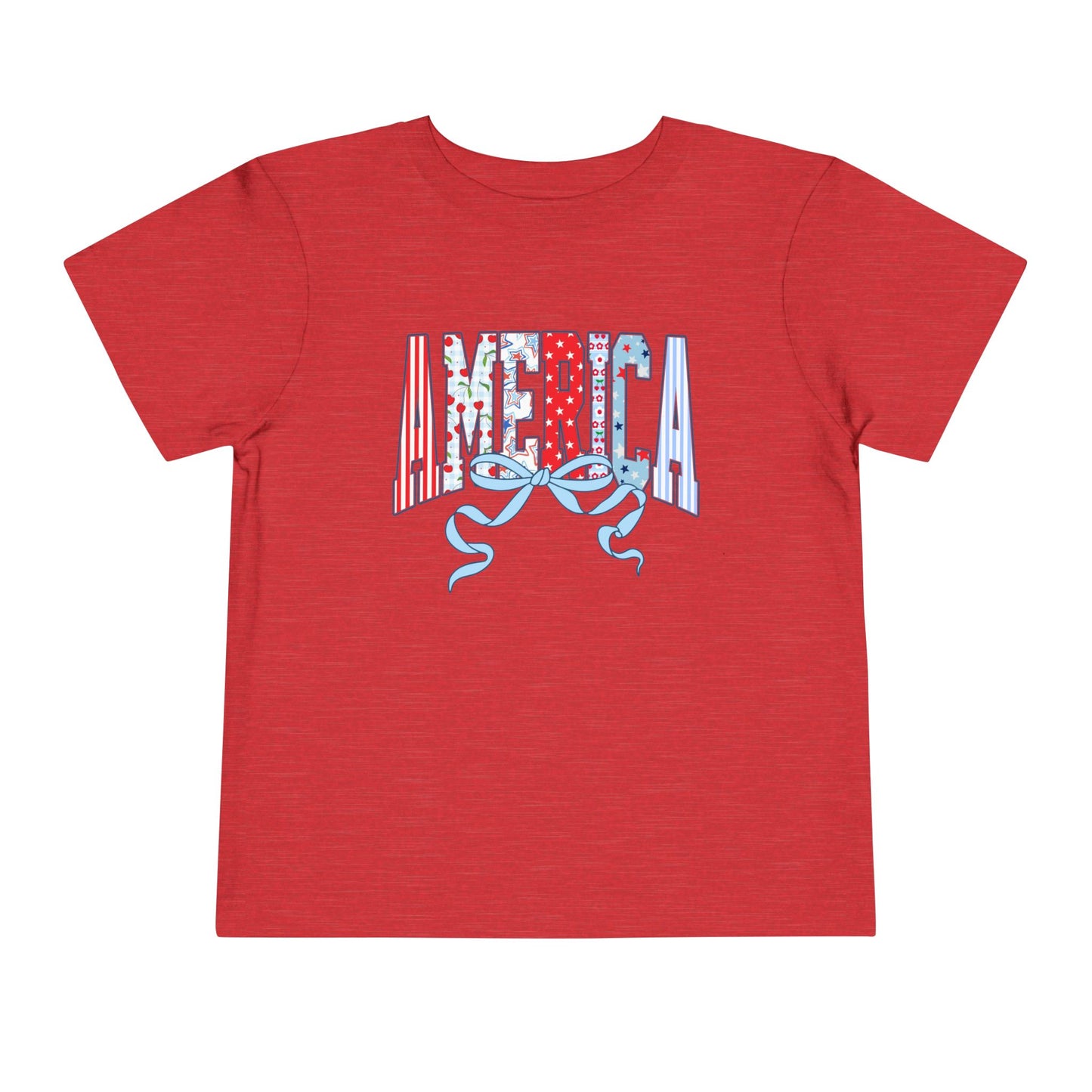 Coquette Patriotic Toddler Tee