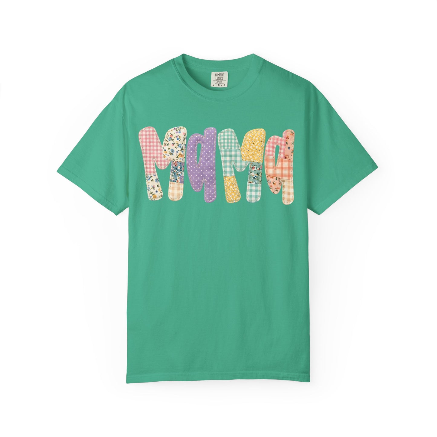 Floral & Gingham Mama Tee