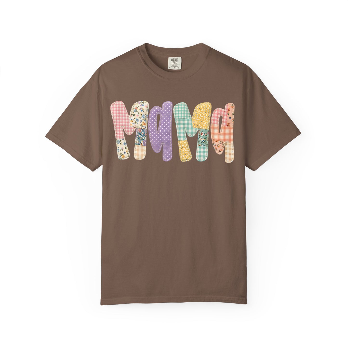 Floral & Gingham Mama Tee