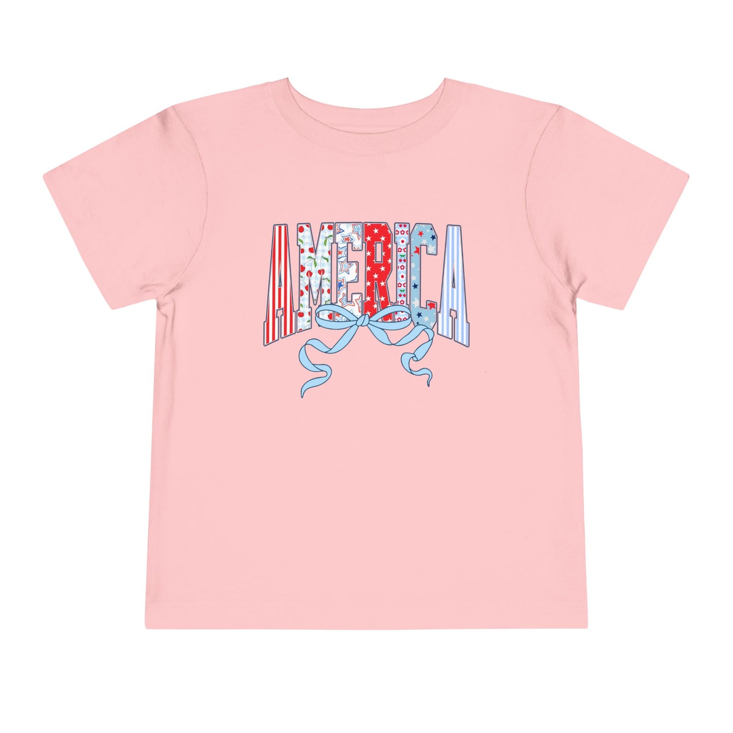Coquette Patriotic Toddler Tee