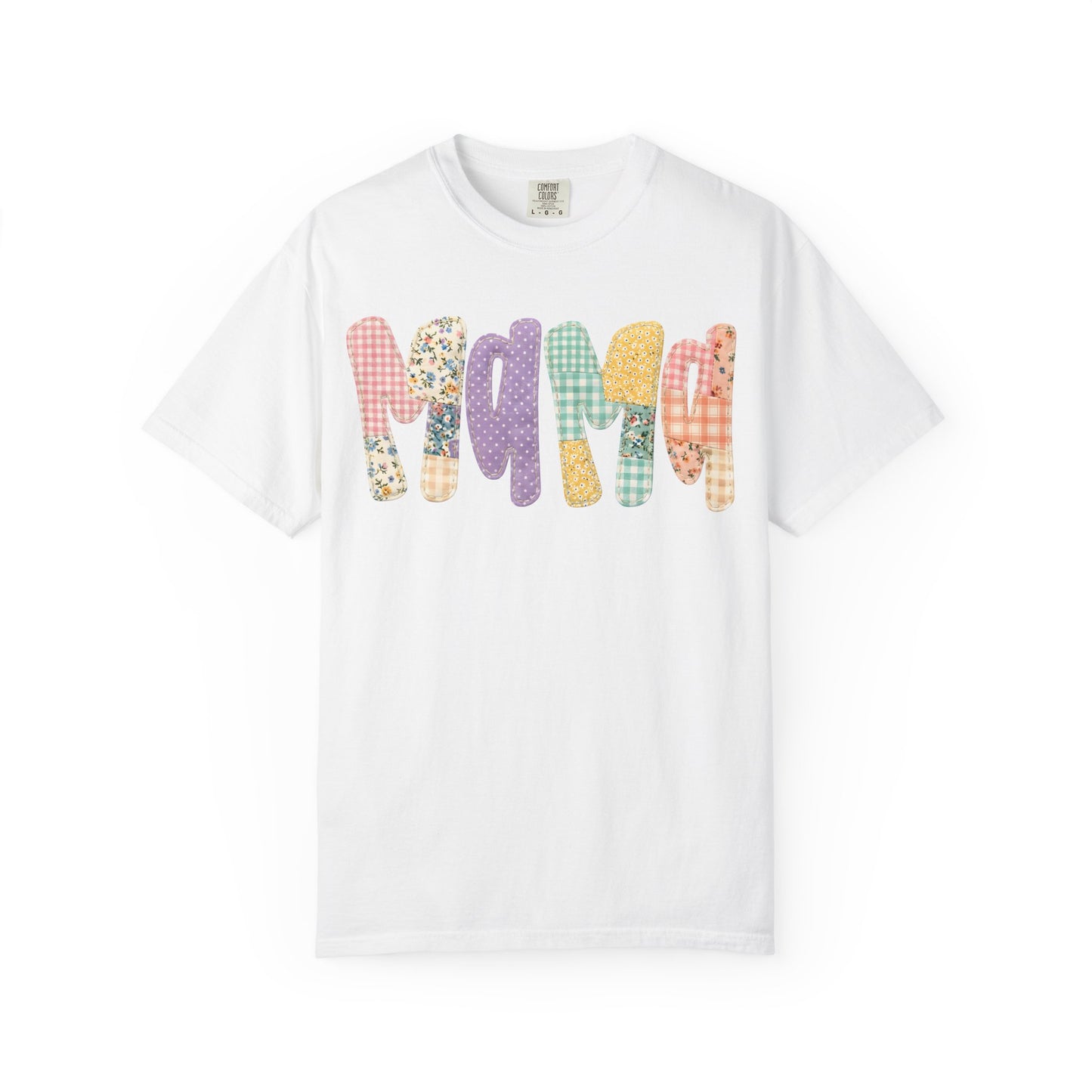 Floral & Gingham Mama Tee
