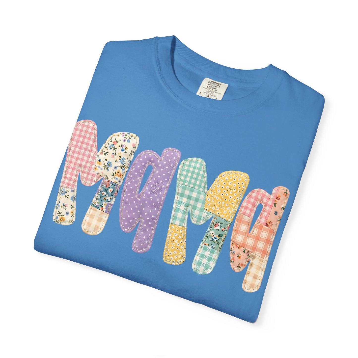 Floral & Gingham Mama Tee