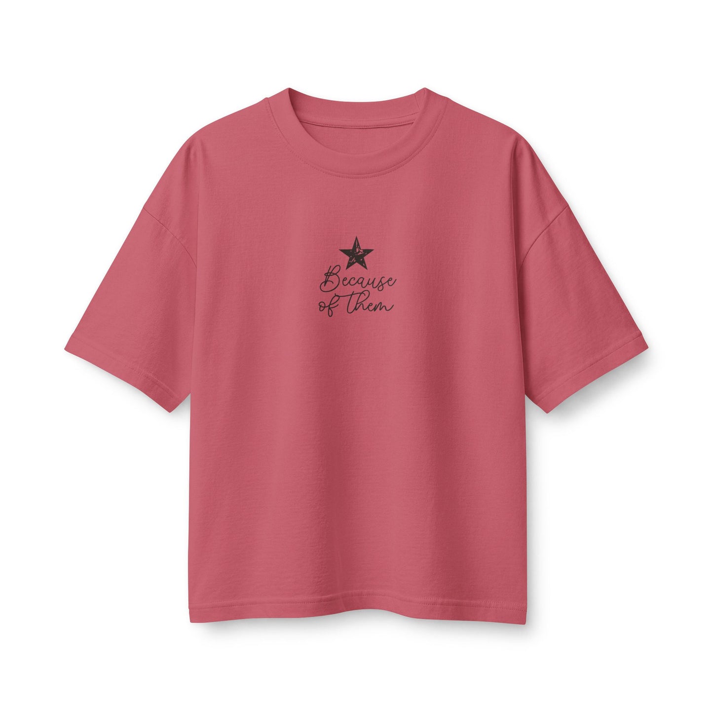 'Because of Them' Patriotic Veterans Tribute Tee