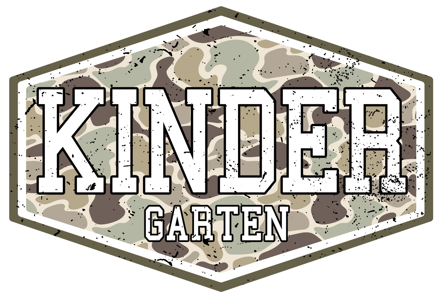 Kinder Camo Tee (Comfort Color)
