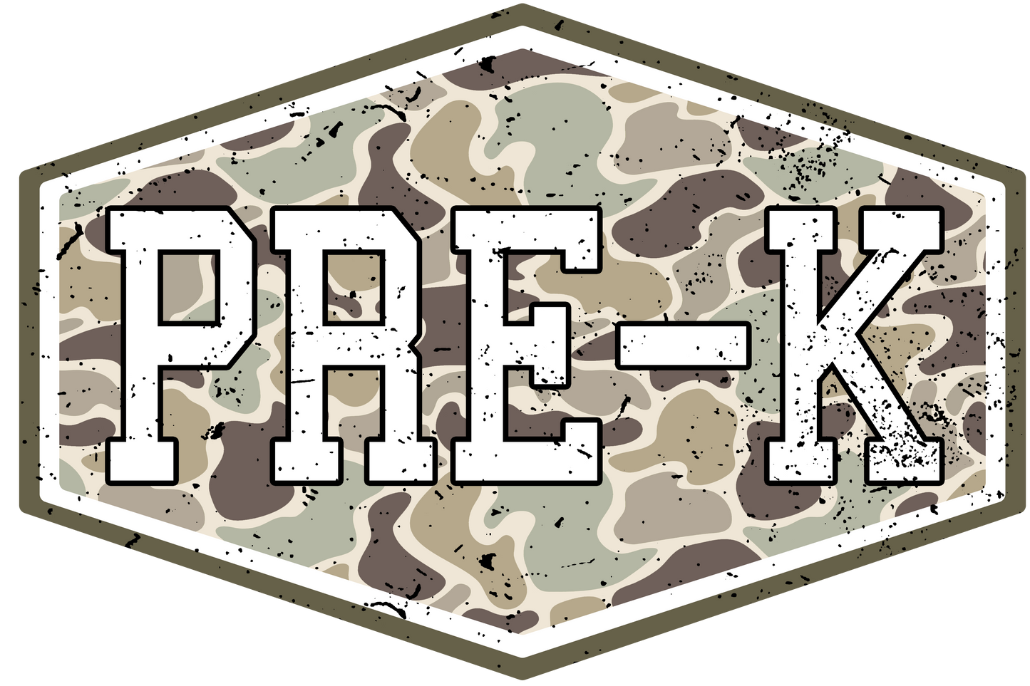 Camo Pre-K Tee (Comfort Color)